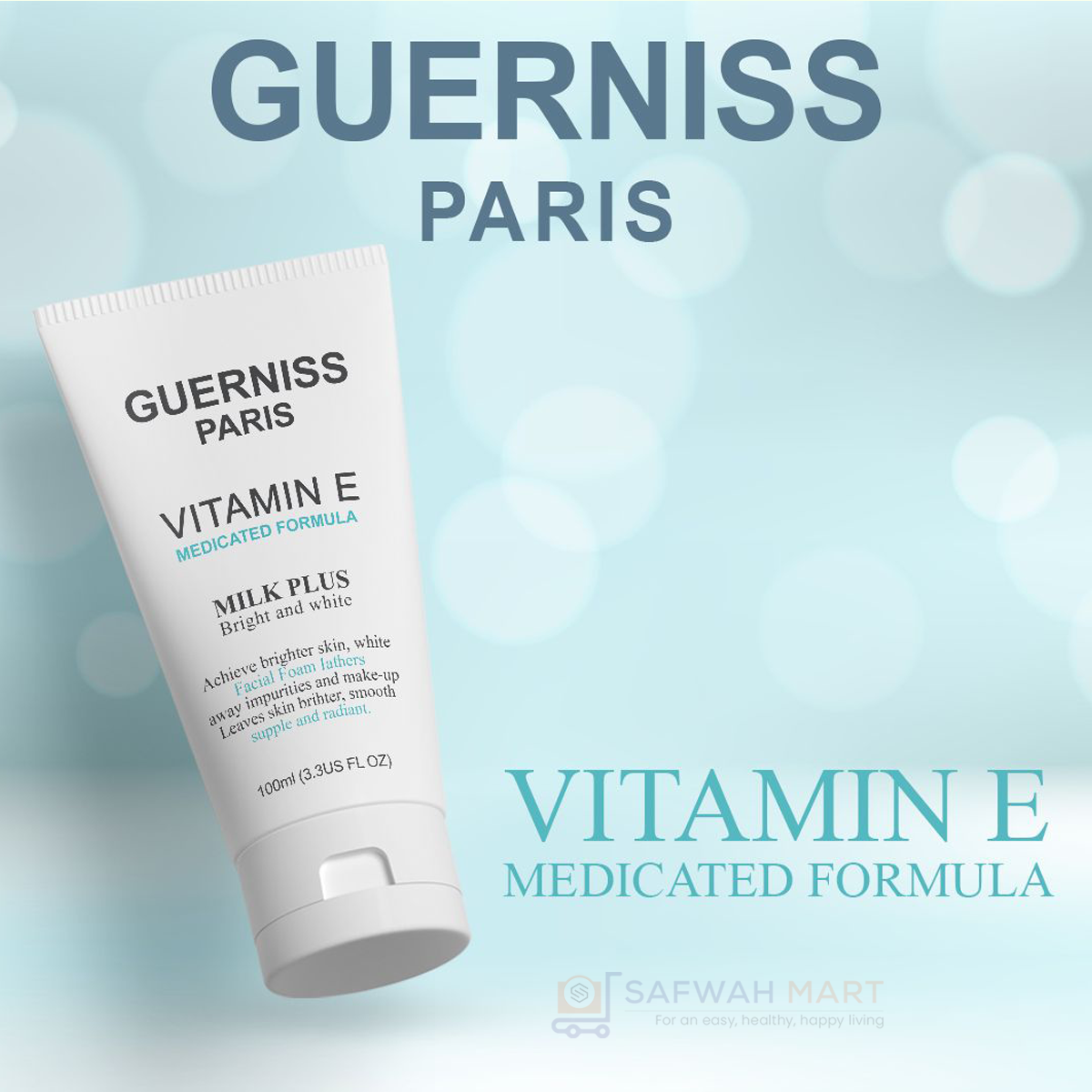 Guerniss Vitamin E Milk Plus Facewash