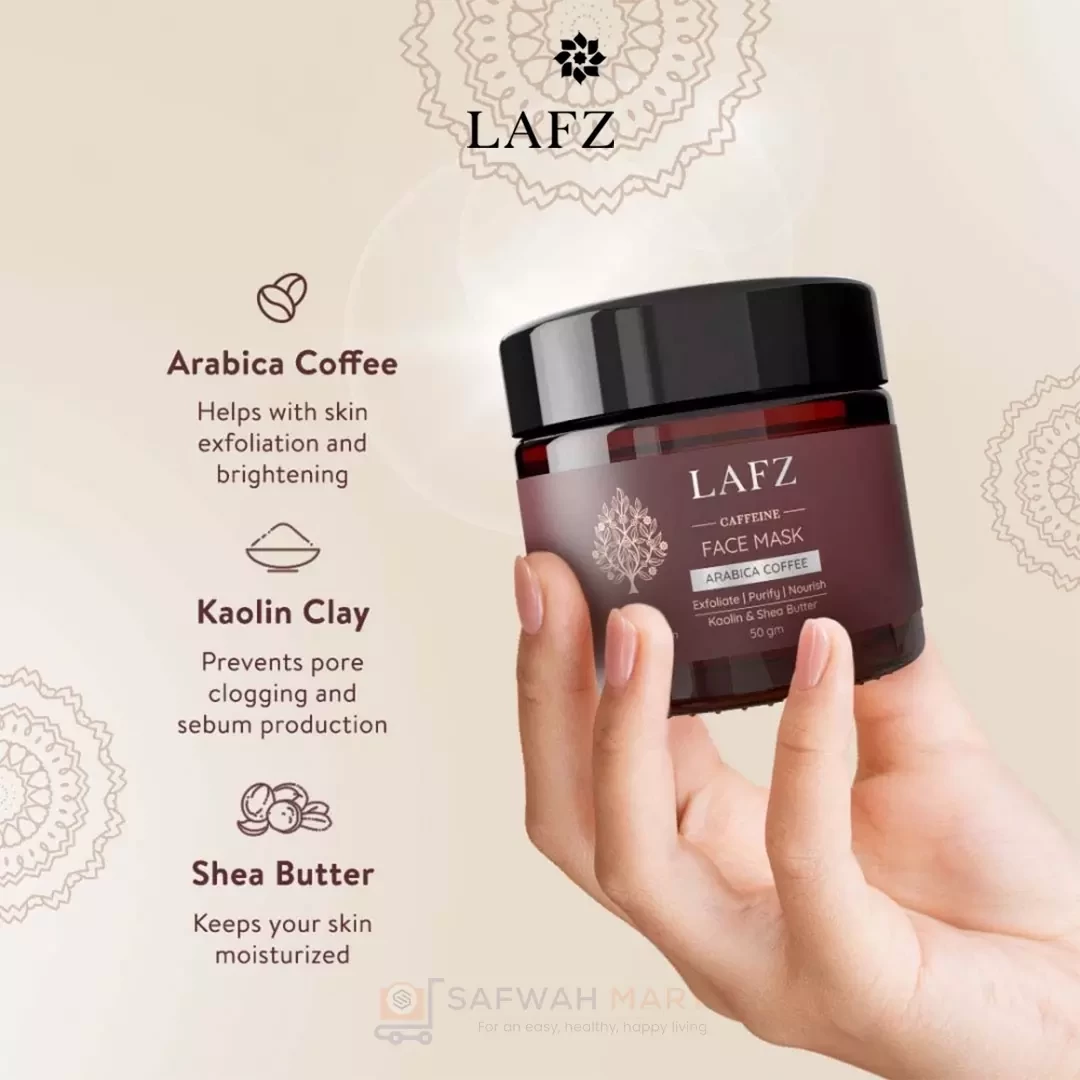 Lafz Caffeine Face Mask Arabica Coffee