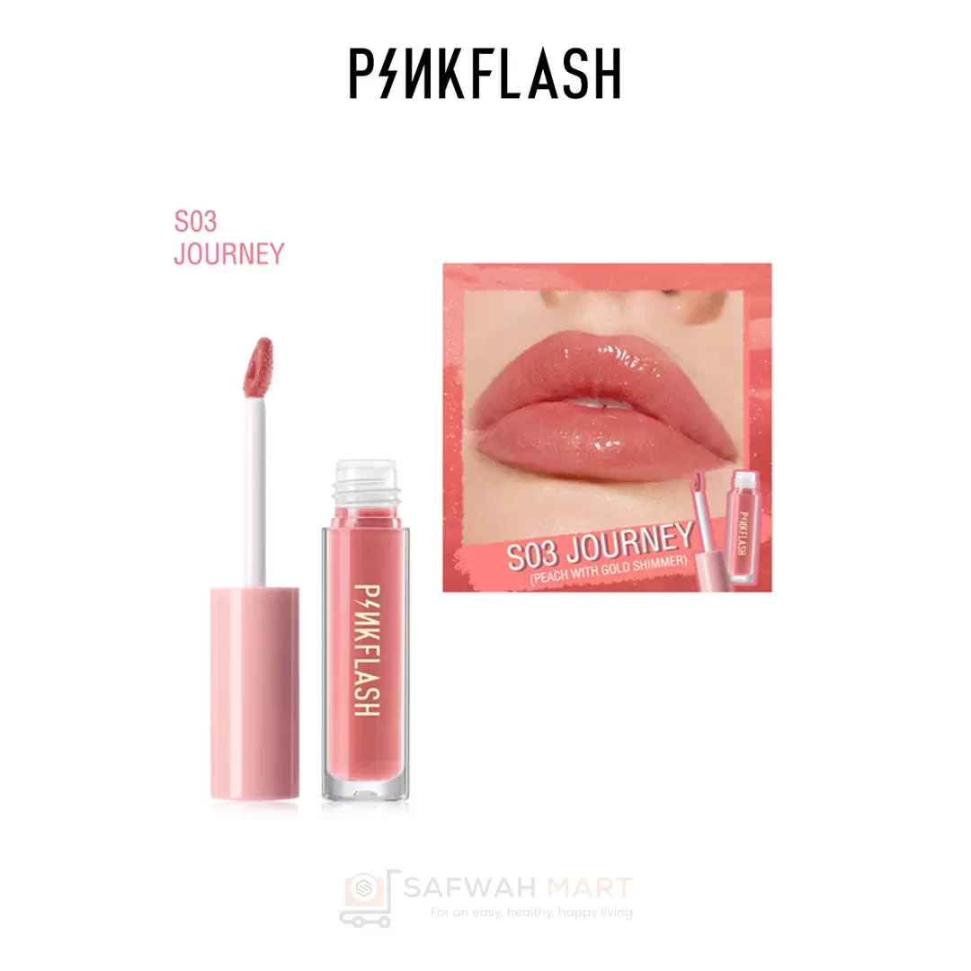 L02-PINKFLASH Ever Glossy Moist Lipgloss-S03(Journey)