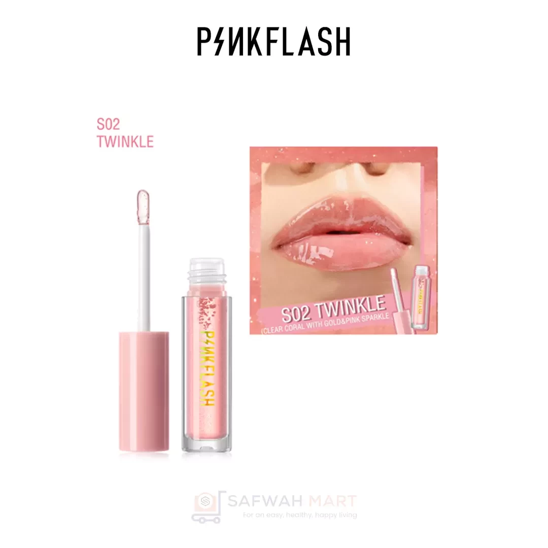 L02-PINKFLASH Ever Glossy Moist Lipgloss-S02(Steppin)