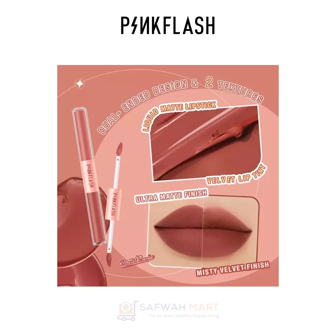 L13 – PINKFLASH Duo Liquid Lipstick (D02)