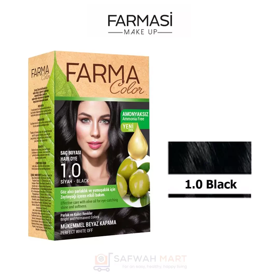 Farmasi Farmacolor Expert Hair Dye 1.0 Black