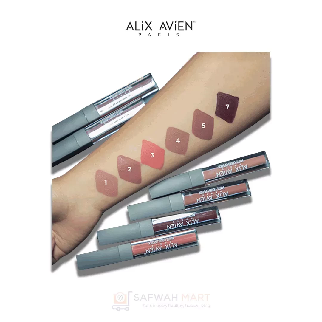 Alix Avien Matte Liquid Lipstick Unclad 05