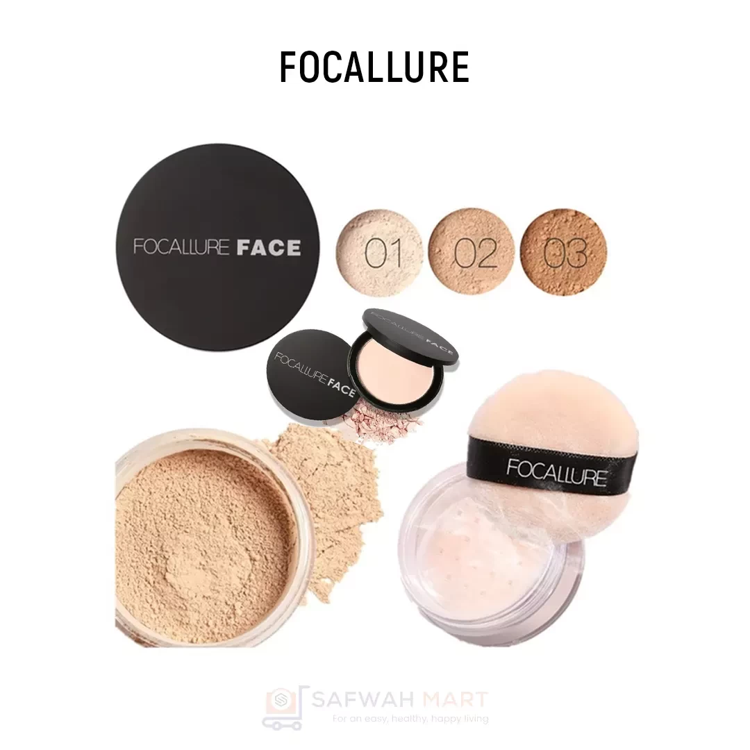 Focallure Pressed Face Powder in Nature Beige (2)