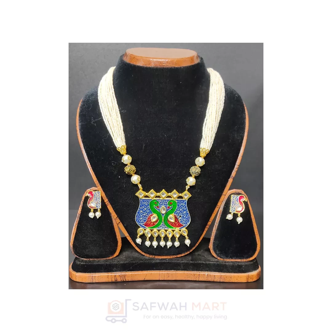 Indian Joypuri necklace set (Bird Design)