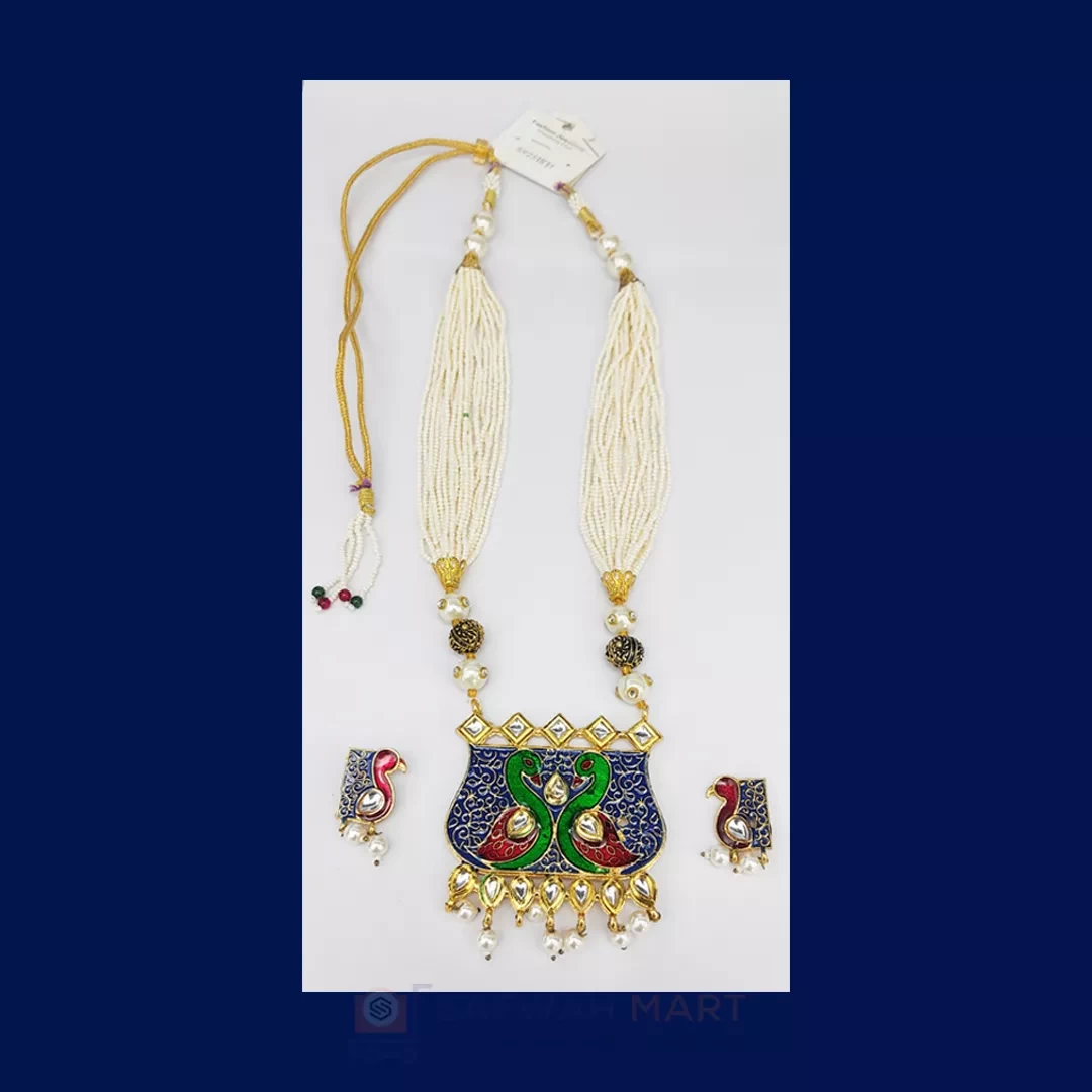 Indian Joypuri necklace set (Bird Design)
