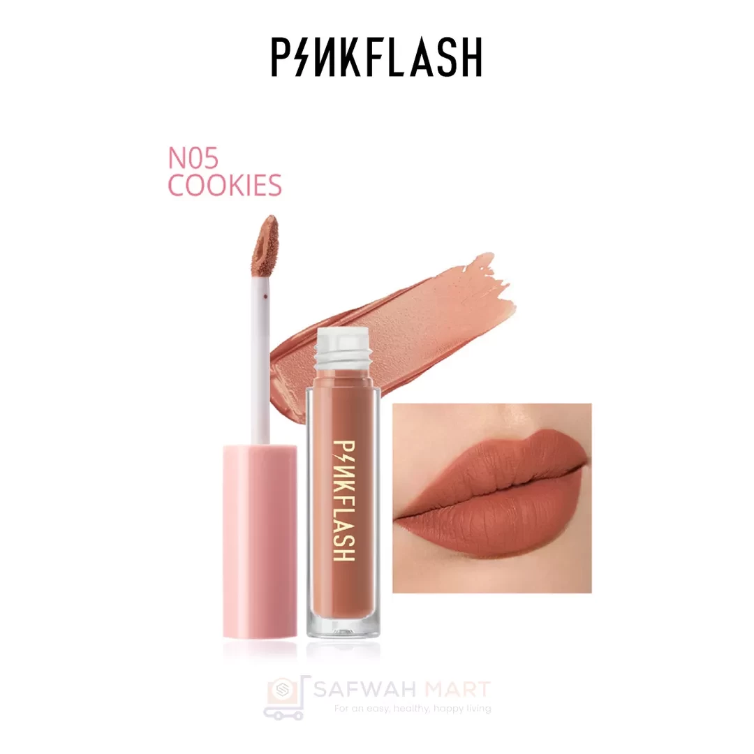L01 – PINKFLASH Melting Matte Waterproof Lipstick (N05)