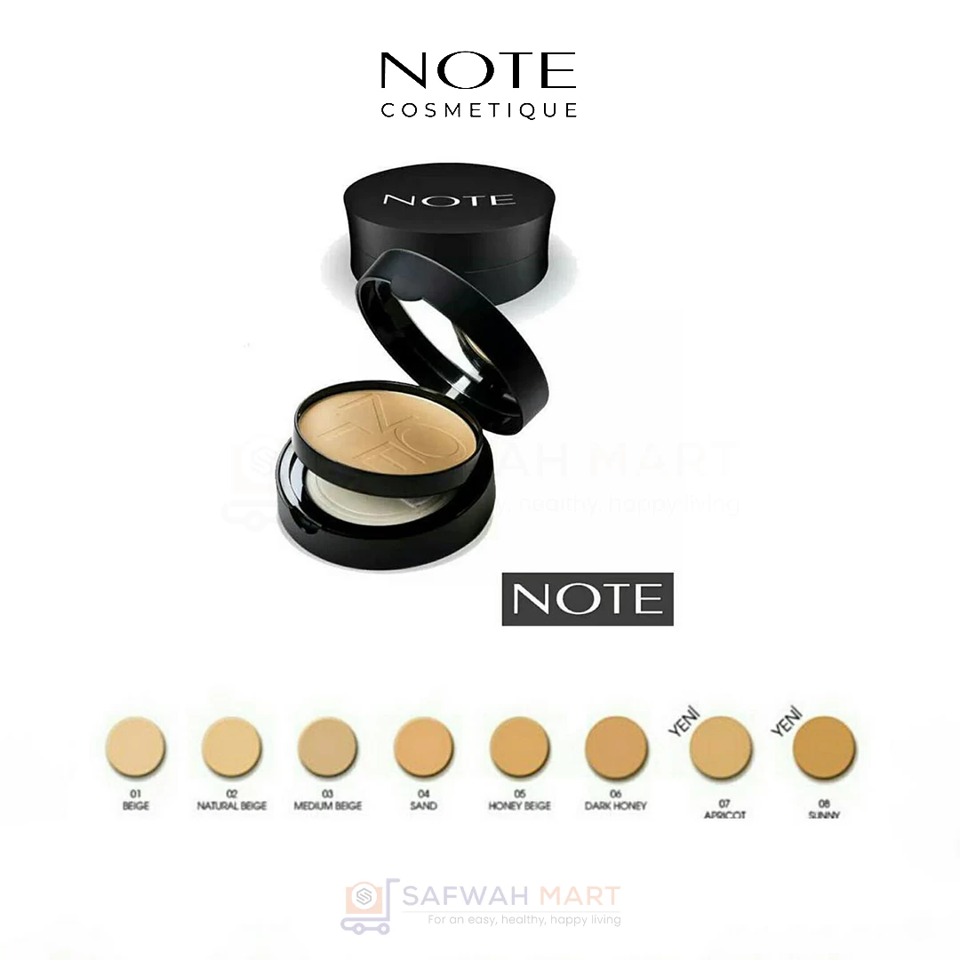 Note Luminous Silk Compact Powder 05 (Honey Beige)