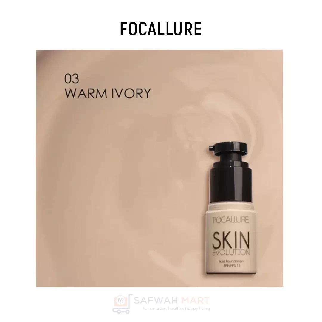 Focallure Skin Evolution Liquid Foundation -3(Warm Ivory)