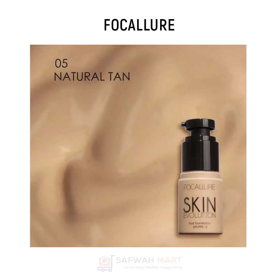 Focallure Skin Evolution Liquid Foundation -5(Natural Tan)
