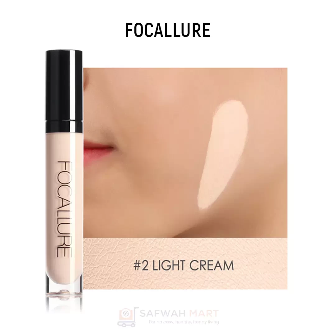 Focallure Full Coverage Liquid Concealer -02 (Light Cream)
