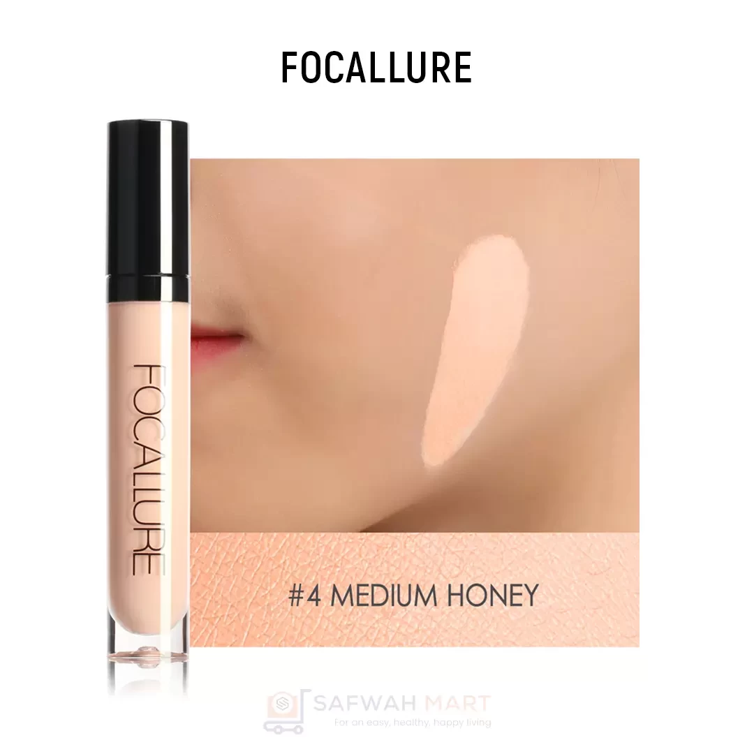 Focallure Full Coverage Liquid Concealer -04 (Medium Honey)