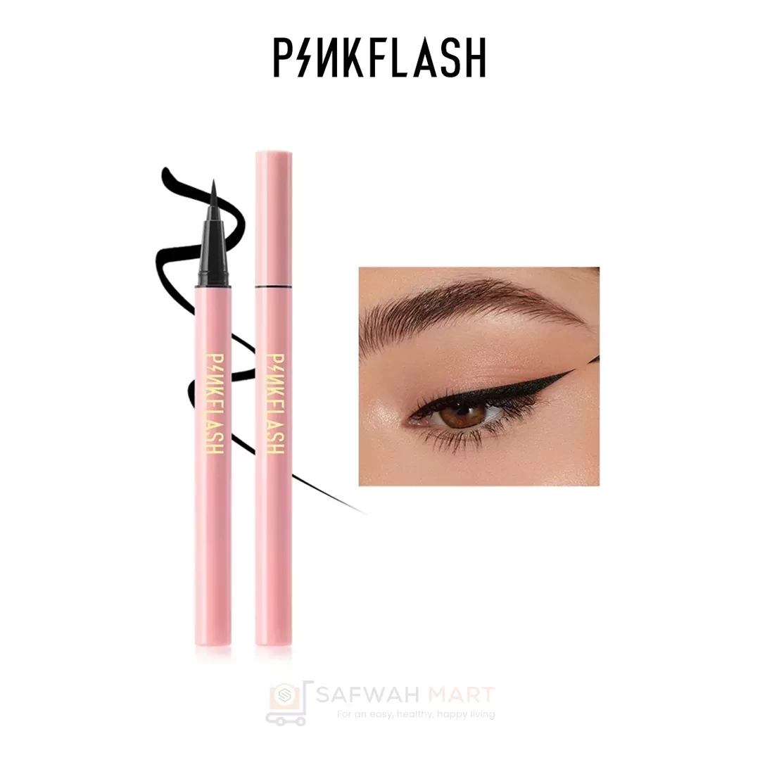 E01 – PINKFLASH Lock All Day Waterproof Eyeliner (Black)