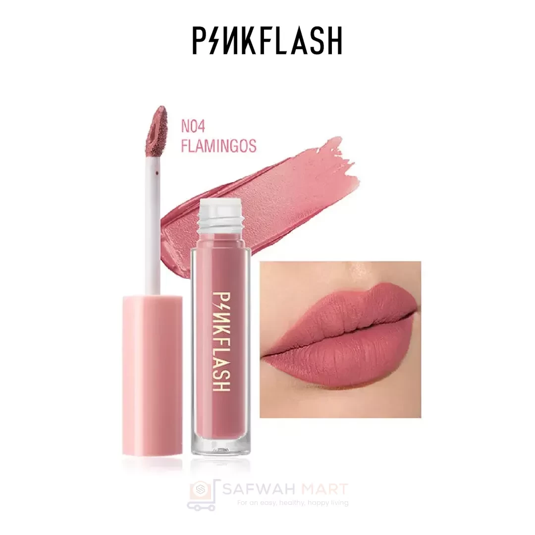 L01 – PINKFLASH Melting Matte Waterproof Lipstick (N04)
