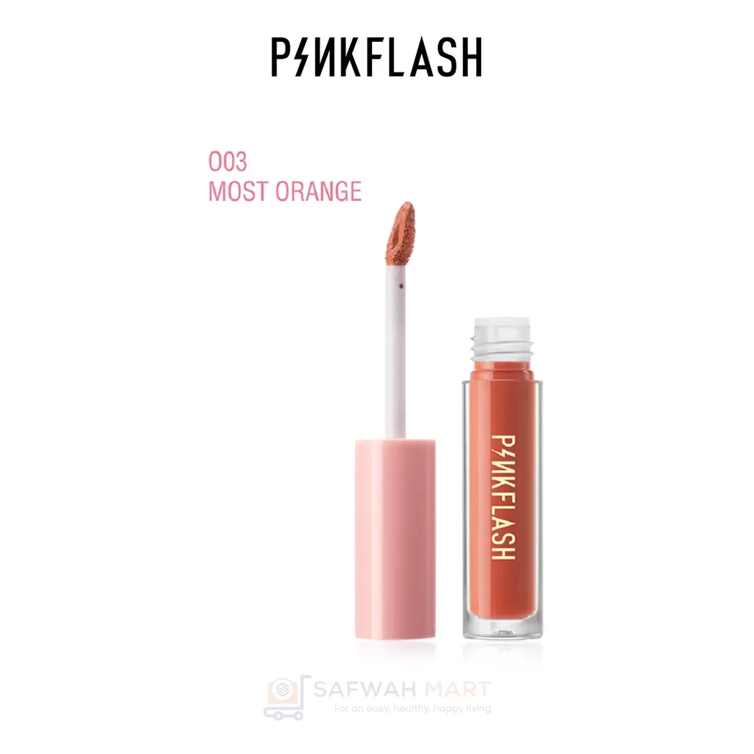 L01 – PINKFLASH Melting Matte Waterproof Lipstick (O03)