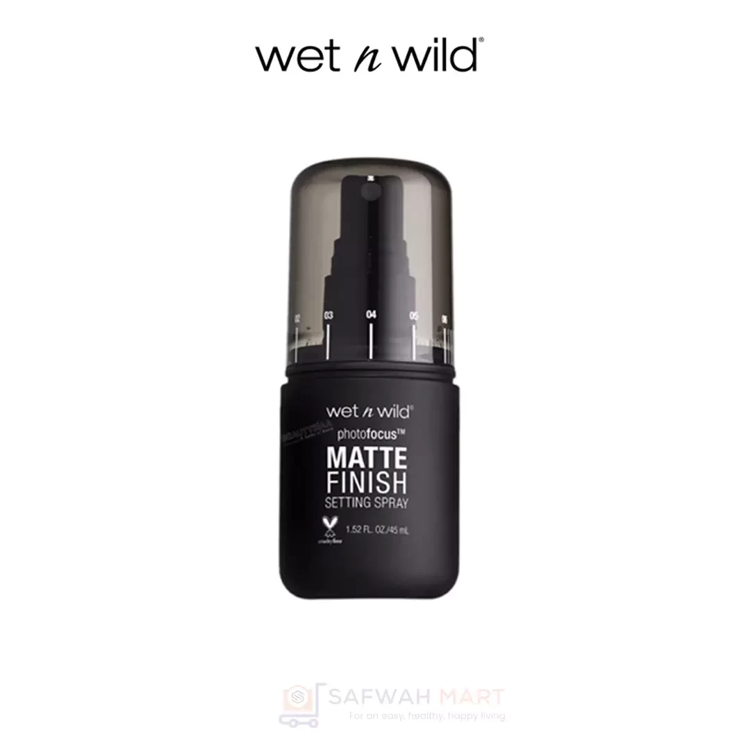 Wet And Wild Matte Finish Setting Spray (Black Edition)
