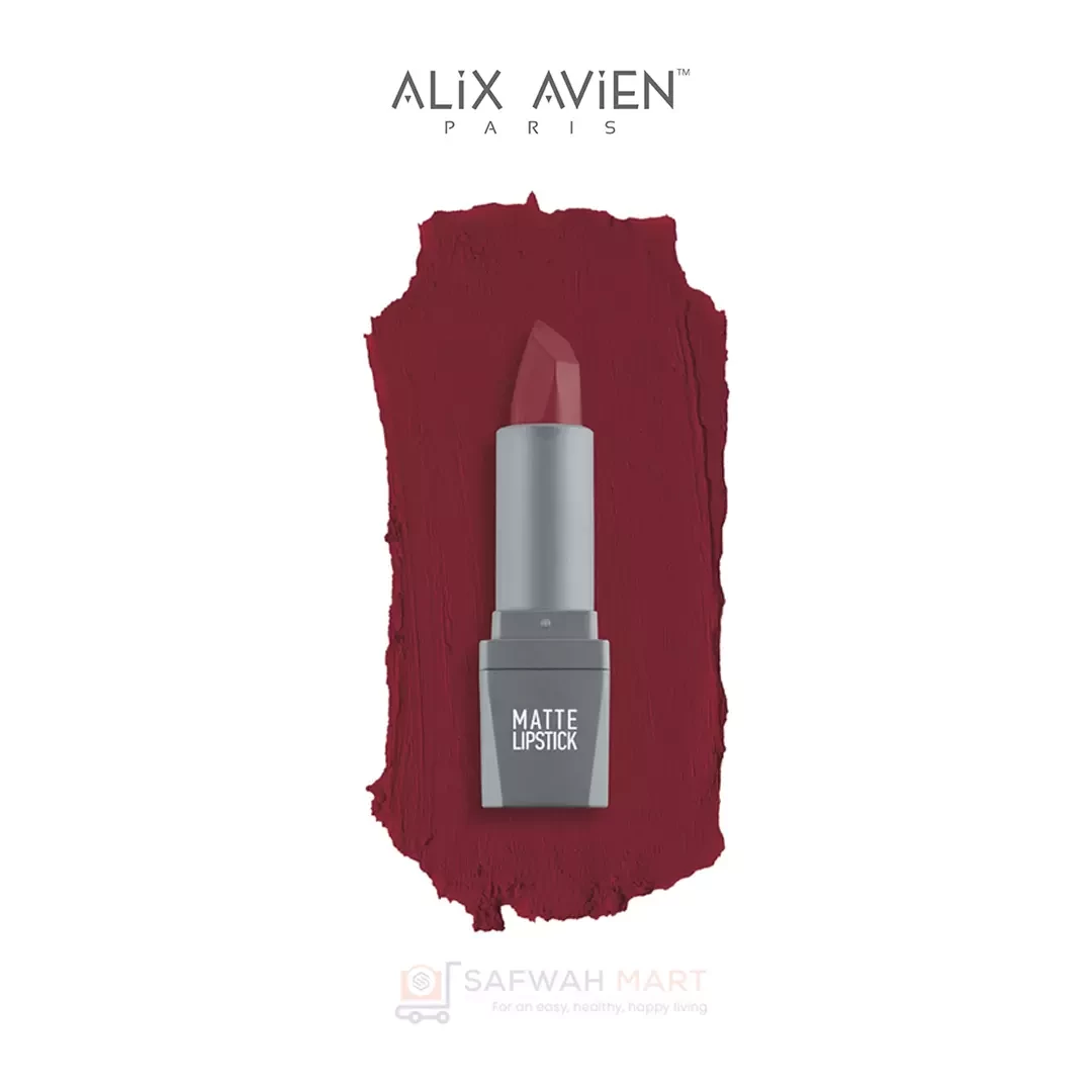 Alix Avien Matte Lipstick- 418( Dark Berry)
