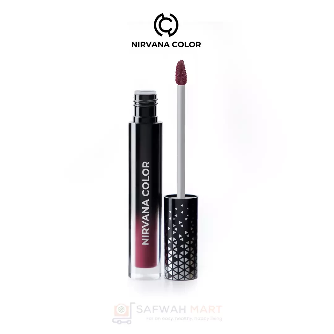 Nirvana Color Liquid Matte Lipstick-Sweet Raisin