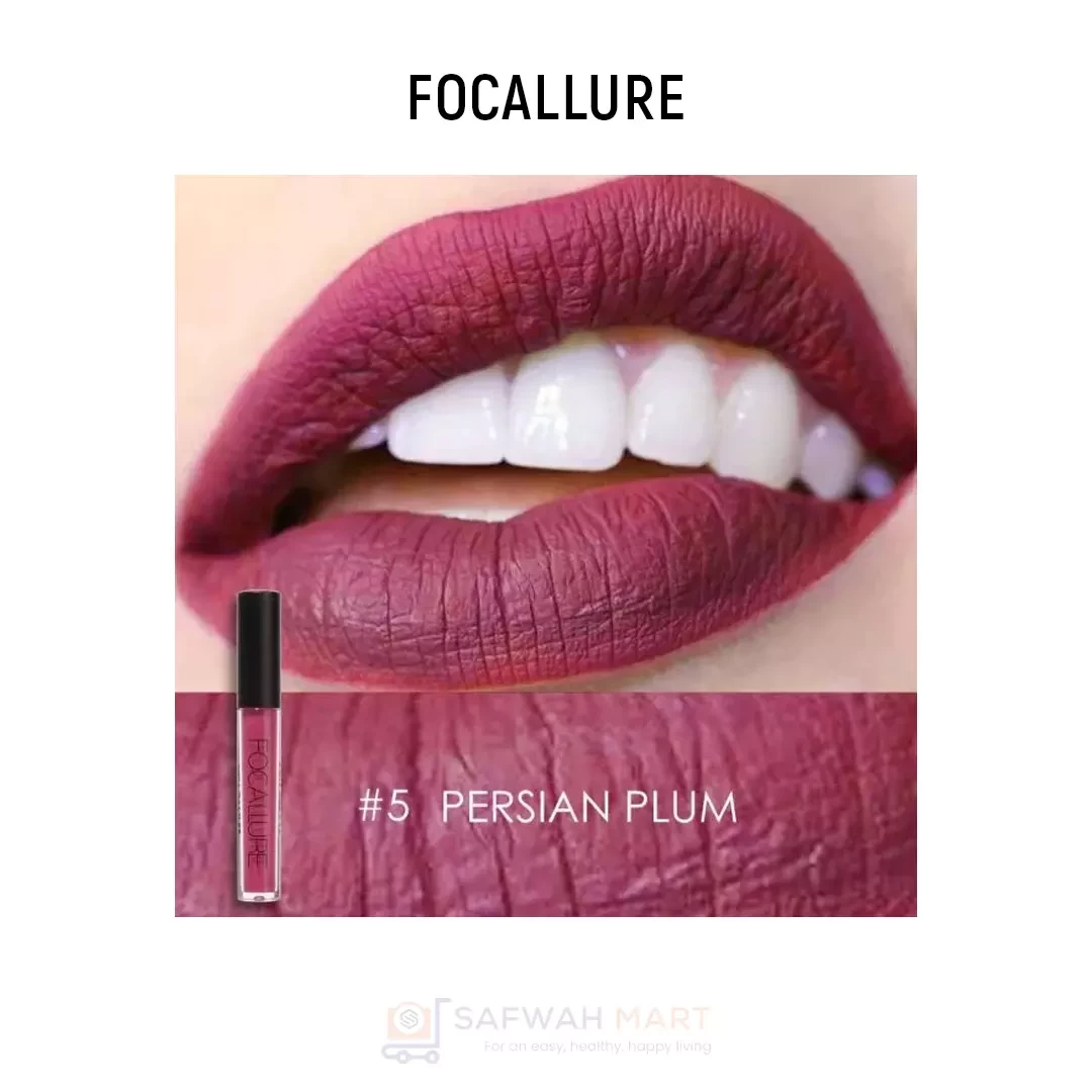 Focallure Waterproof Matte Liquid Lipstick-05(Persian Plum)