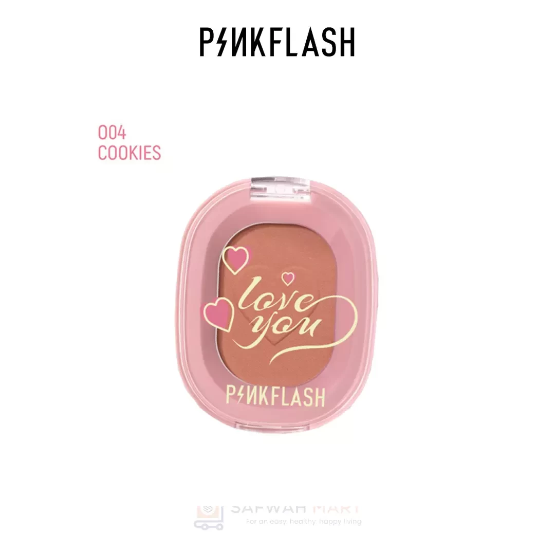 F01-PINKFLASH Chic In Cheek Blush in O04#