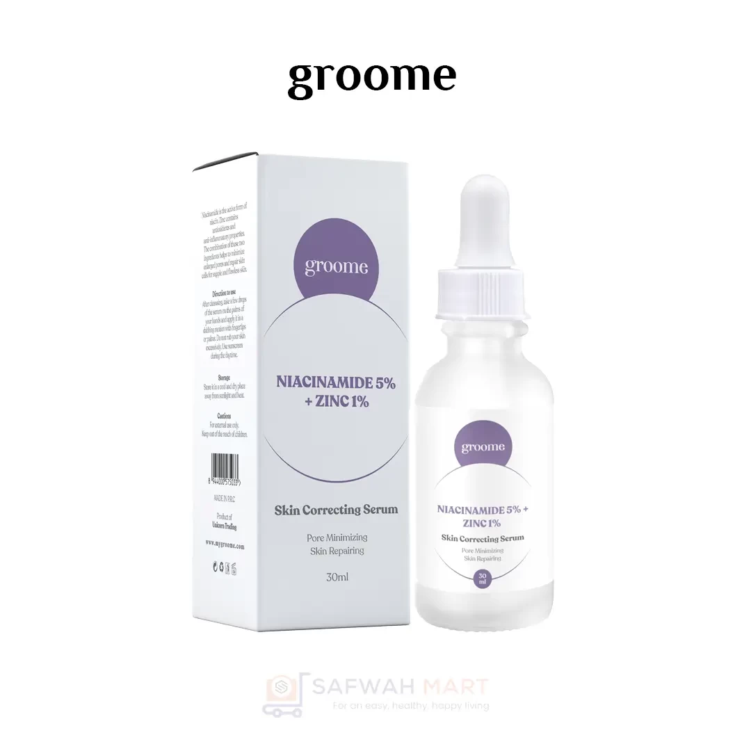 Groome Niacinamide 5% + Zinc 1% Skin Correcting Serum