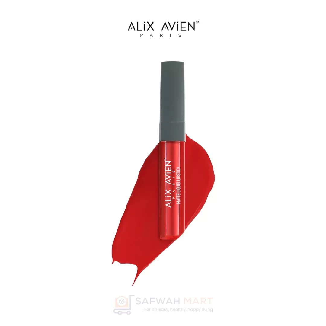 Alix AvienMatte Liquid Lipstick – 520 (Red Carpet)