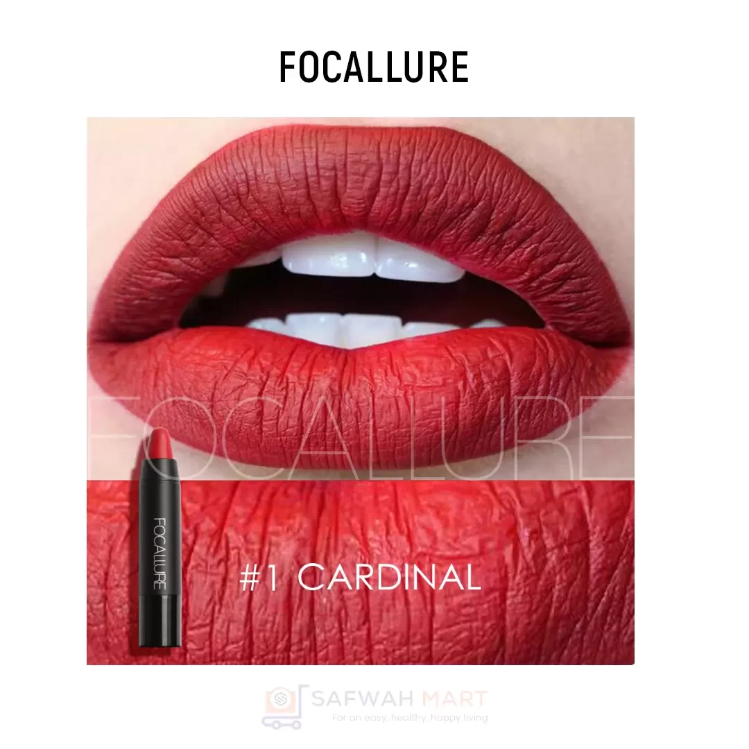 Focallure Matte Lips Crayon Lipstick - (01) Cardinal