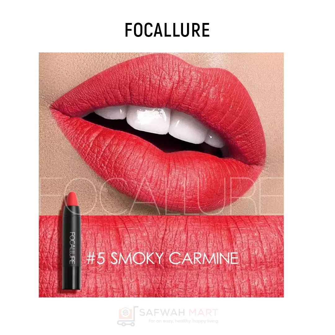 Focallure Matte Lips Crayon Lipistick-05(Smoky Carmine)