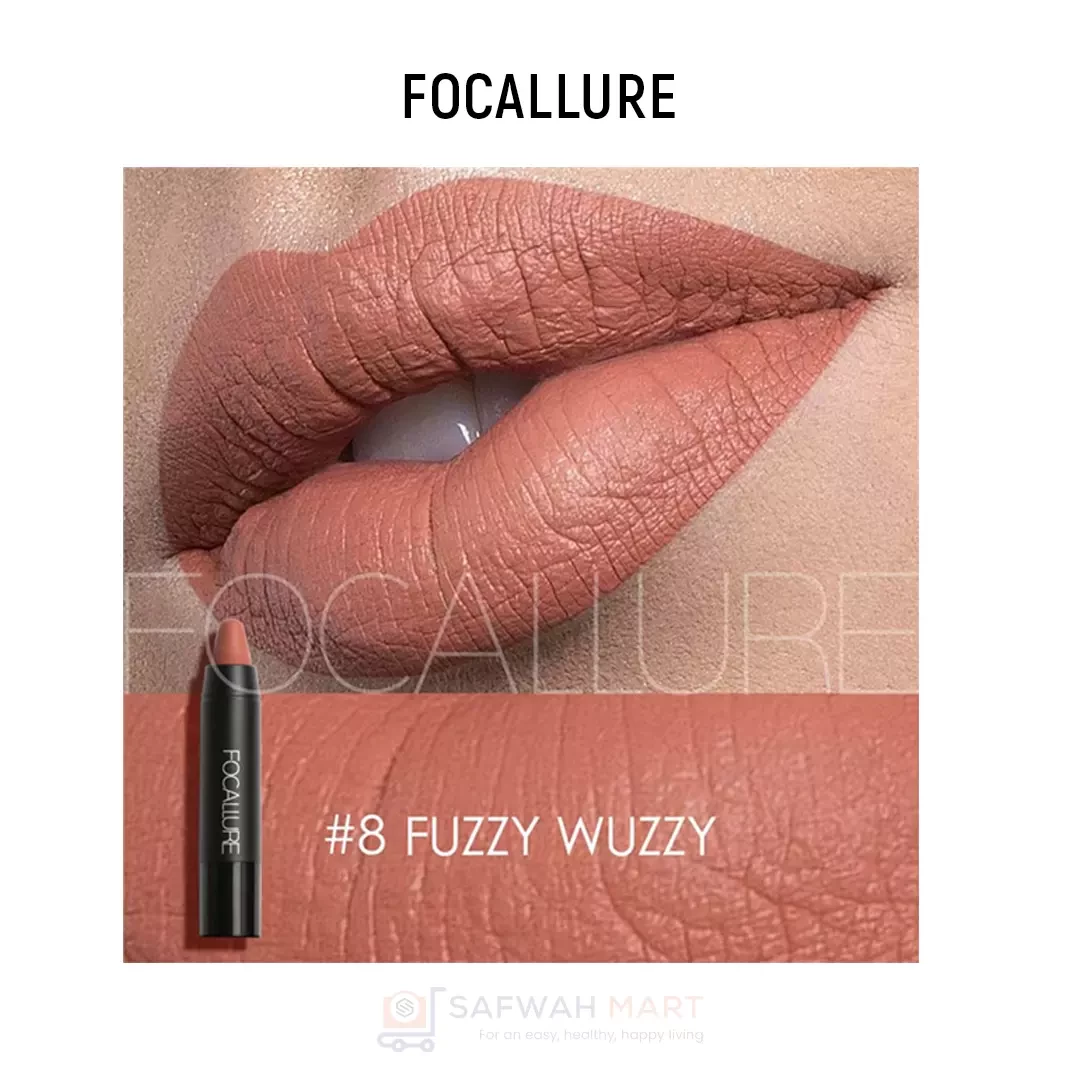 Focallure Matte Lips Crayon -08(Fuzzy Wuzzy)